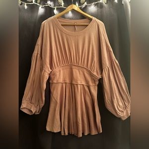 Free People Dusty Rose Tunic - Size L